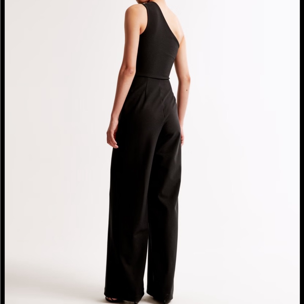 Abercrombie & Fitch Black One-Shoulder Dress - Picture 3 of 4
